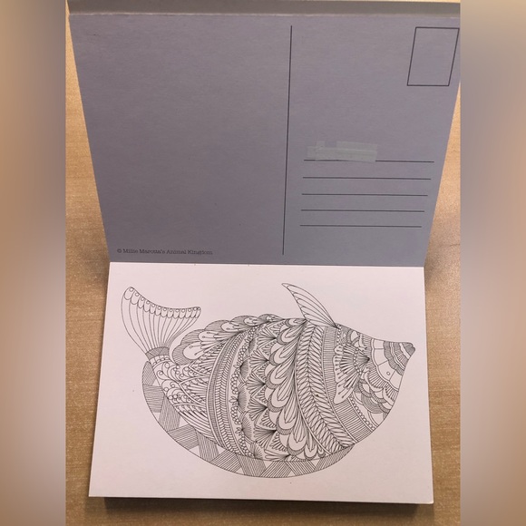 Animal Kingdom coloring book + 30 post card bundle - Picture 10 of 10